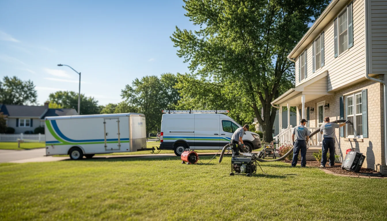 Flooded Basement Restoration And Cleanup With Repair in Lansing, NY near me